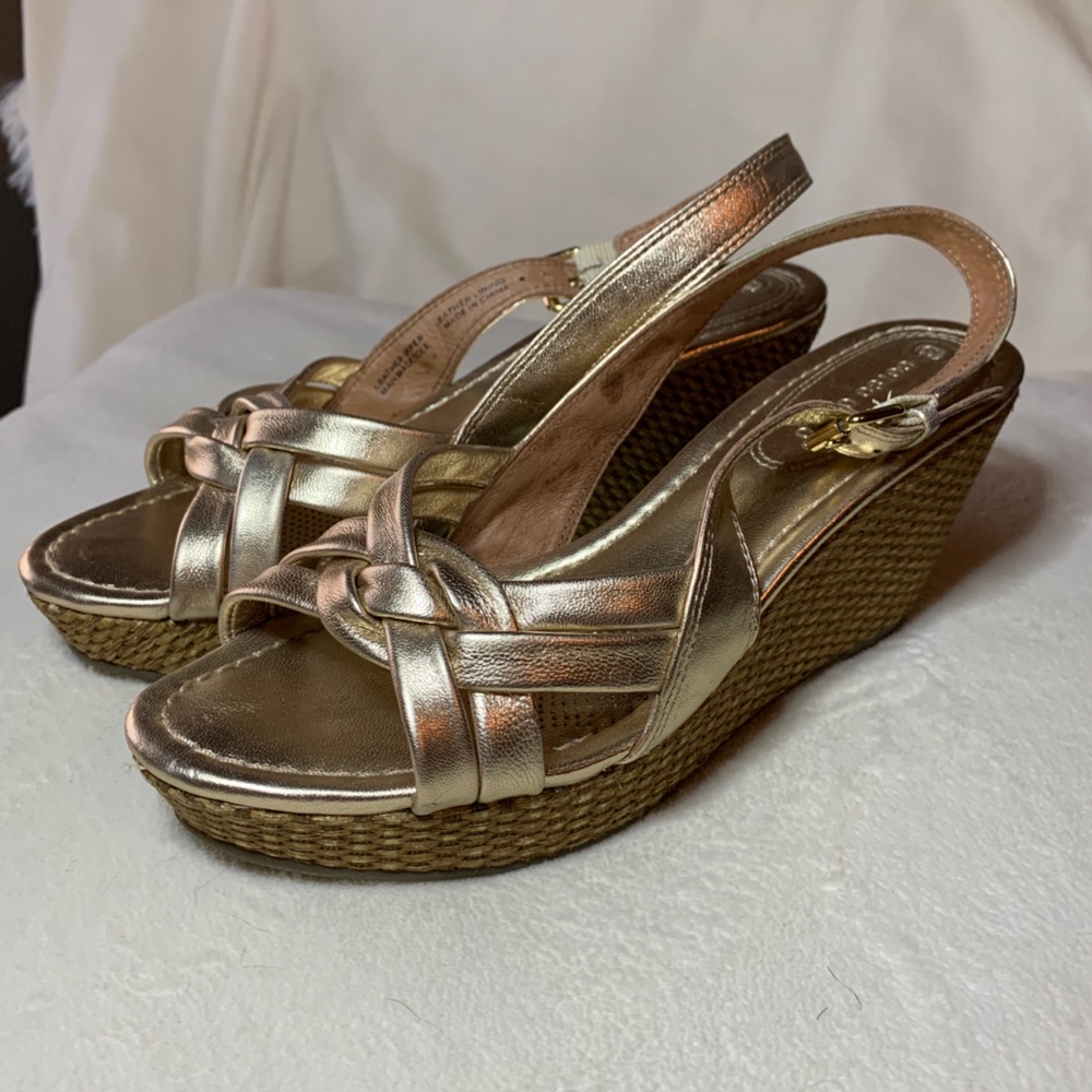 *SOLD Corso Como Eugenia Slingback Sandal Platinum